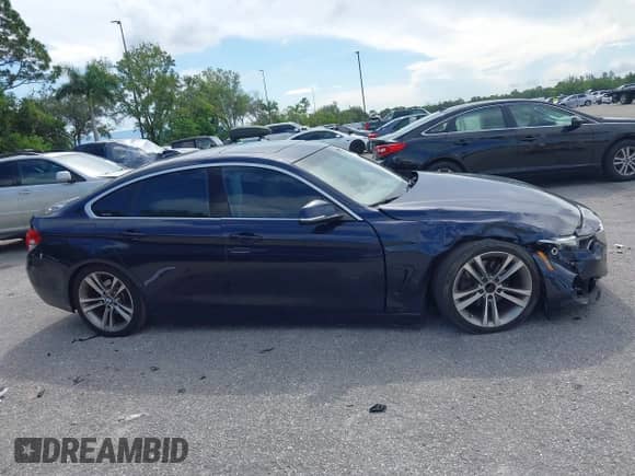 2017 BMW 4 Series 430i with VIN WBA4F7C57HG787156, listed as a IAAI auction lot 42708781 with 73,220 mi miles and . Bid and sale history available at DreamBid. Image 13.