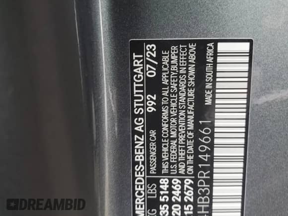 2023 Mercedes-Benz C 300 с VIN W1KAF4HB3PR149661, выставлен на аукционе Copart как лот 65140625 с пробегом 17 208 миль миль и Списание • Salvage title. История ставок и продаж доступна на DreamBid. Изображение 13.