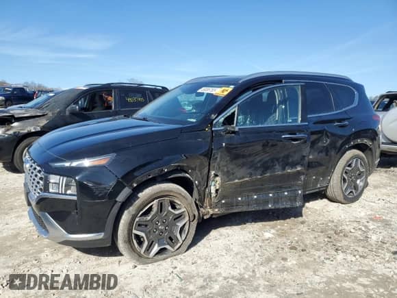 2021 Hyundai Santa Fe SEL Premium с VIN KM8S3DA14MU009244, выставлен на аукционе Copart как лот 49086765 с пробегом 25 391 миль миль и На запчасти • Non repairable. История ставок и продаж доступна на DreamBid. Изображение 1.