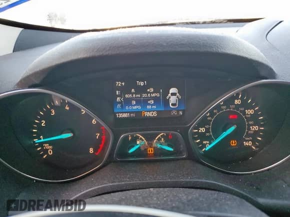 2017 Ford Escape Titanium with VIN 1FMCU0J92HUD40622, listed as a Copart auction lot 85680965 with 135,881 mi miles and Clean title. Bid and sale history available at DreamBid. Image 9.