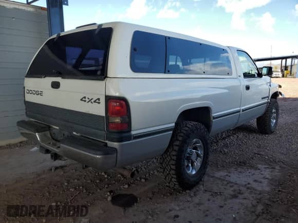 1996 Dodge 1500 with VIN 1B7HF16Z1TJ145625, listed as a Copart auction lot 45428985 with 126,610 mi miles and Salvage title. Bid and sale history available at DreamBid. Image 3.