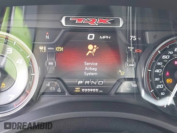 2021 Ram 1500 TRX с VIN 1C6SRFU95MN685249, выставлен на аукционе IAAI как лот 42745259 с пробегом 20 905 миль миль и . История ставок и продаж доступна на DreamBid. Изображение 7.