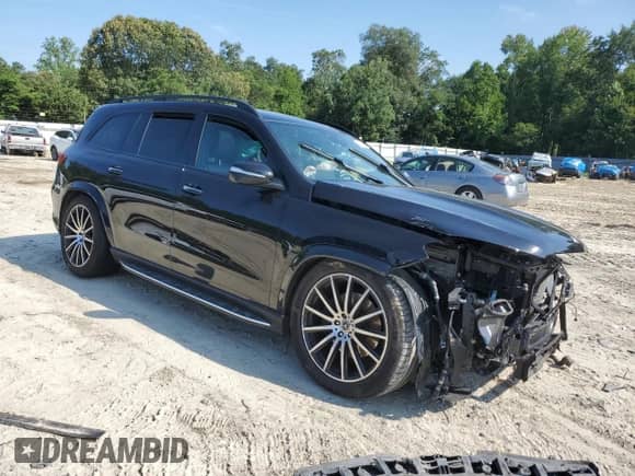 2024 Mercedes-Benz GLS 580 z VIN 4JGFF8FE4RB187380, wystawiony jako Copart lot #64513725 z przebiegiem 18 890 mil mil oraz Szkoda całkowita • Salvage title. Historia ofert i sprzedaży dostępna na DreamBid. Obrazek 4.