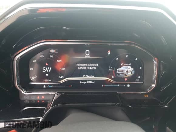 2025 GMC Sierra 1500 Elevation z VIN 3GTPHCED2SG295198, wystawiony jako Copart lot #84960885 z przebiegiem 1 522 mil mil oraz Szkoda całkowita • Salvage title. Historia ofert i sprzedaży dostępna na DreamBid. Obrazek 9.