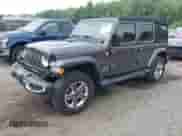 2021 Jeep Wrangler Unlimited Sahara Altitude with VIN 1C4HJXEG7MW776529, listed as a IAAI auction lot 42911866 with 51,748 mi miles and . Bid and sale history available at DreamBid. Image 17.