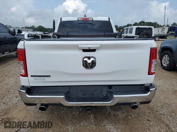 2021 Ram 1500 Lone Star with VIN 1C6RREBT9MN630360, listed as a Copart auction lot 66012445 with 108,720 mi miles and Non repairable. Bid and sale history available at DreamBid. Image 6.