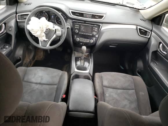 2015 Nissan Rogue SV with VIN KNMAT2MV7FP571711, listed as a Copart auction lot 83821055 with 131,415 mi miles and Salvage title. Bid and sale history available at DreamBid. Image 8.