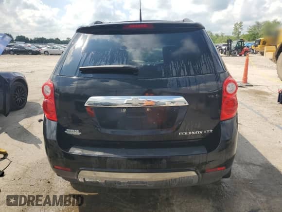 2011 Chevrolet Equinox LTZ with VIN 2GNALFEC1B1155091, listed as a Copart auction lot 64832365 with Not provided miles and Salvage title. Bid and sale history available at DreamBid. Image 6.