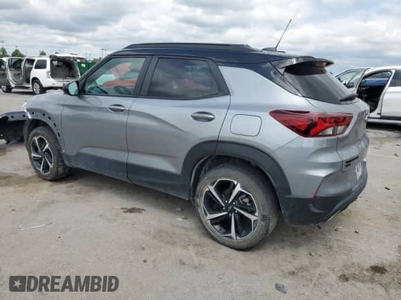 2023 Chevrolet TrailBlazer RS with VIN KL79MUSL6PB170739, listed as a Copart auction lot 57444925 with 44,638 mi miles and Salvage title. Bid and sale history available at DreamBid. Image 2.