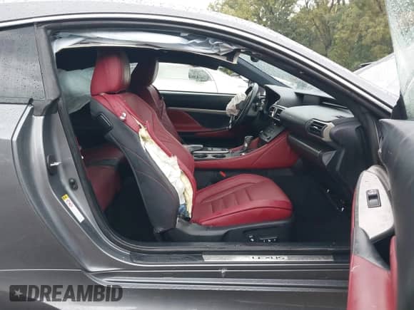 2016 Lexus RC 300 F Sport with VIN JTHSM5BC8G5001538, listed as a IAAI auction lot 43252938 with 87,199 mi miles and . Bid and sale history available at DreamBid. Image 5.