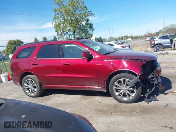 2020 Dodge Durango GT Plus with VIN 1C4RDJDGXLC412230, listed as a IAAI auction lot 43349305 with 70,628 mi miles and . Bid and sale history available at DreamBid. Image 13.