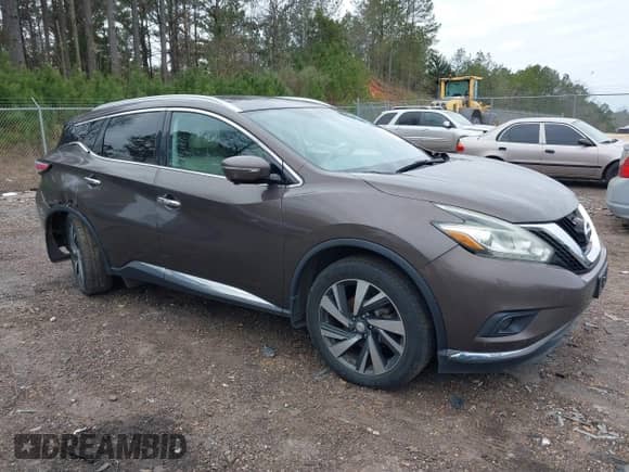 2015 Nissan Murano SL с VIN 5N1AZ2MG8FN284191, выставлен на аукционе IAAI как лот 41238481 с пробегом 83 902 миль миль и . История ставок и продаж доступна на DreamBid. Изображение 1.