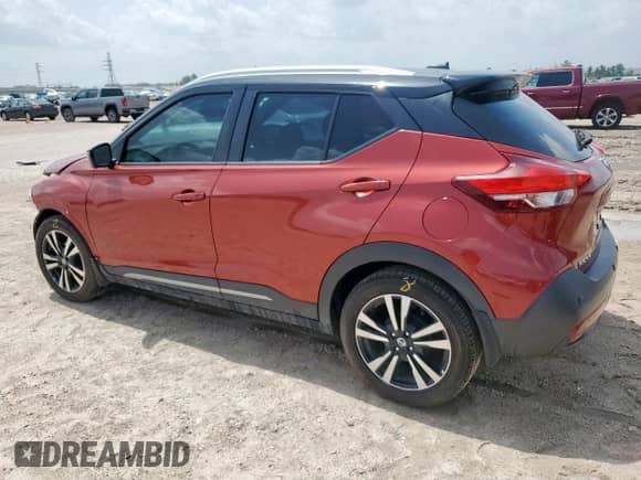 2020 Nissan Kicks SR with VIN 3N1CP5DV8LL533851, listed as a Copart auction lot 63013835 with 50,652 mi miles and Salvage title. Bid and sale history available at DreamBid. Image 2.