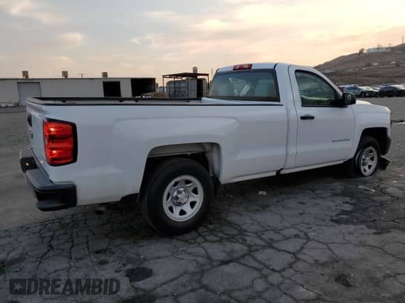 2017 Chevrolet Silverado 1500 Work Truck with VIN 1GCNCNEHXHZ142341, listed as a Copart auction lot 87418554 with 100,998 mi miles and Salvage title. Bid and sale history available at DreamBid. Image 3.