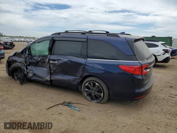 2022 Honda Odyssey Elite с VIN 5FNRL6H94NB043446, выставлен на аукционе Copart как лот 56388725 с пробегом Не указан миль и Списание • Salvage title. История ставок и продаж доступна на DreamBid. Изображение 2.