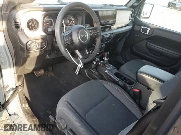 2024 Jeep Wrangler Sport S с VIN 1C4PJXANXRW114287, выставлен на аукционе Copart как лот 50301285 с пробегом 12 933 миль миль и Списание • Salvage title. История ставок и продаж доступна на DreamBid. Изображение 8.