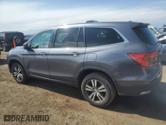 2017 Honda Pilot EX with VIN 5FNYF6H30HB022015, listed as a Copart auction lot 59810975 with 164,269 mi miles and Salvage title. Bid and sale history available at DreamBid. Image 2.