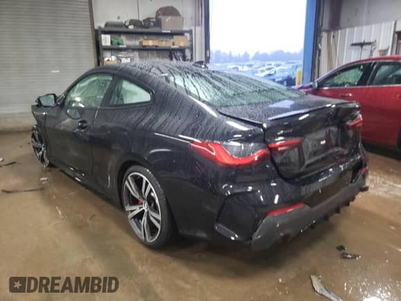 2023 BMW 4 Series 430i xDrive with VIN WBA73AP01PCN00420, listed as a Copart auction lot 38771214 with 4,439 mi miles and . Bid and sale history available at DreamBid. Image 2.