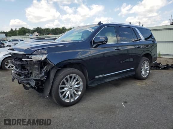 2022 Cadillac Escalade Premium Luxury с VIN 1GYS4BKL2NR338187, выставлен на аукционе Copart как лот 68104595 с пробегом 23 366 миль миль и Списание • Salvage title. История ставок и продаж доступна на DreamBid. Изображение 1.