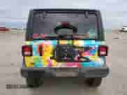 2021 Jeep Wrangler Willys with VIN 1C4HJXAG3MW637195, listed as a Copart auction lot 40757714 with 27,621 mi miles and Non repairable. Bid and sale history available at DreamBid. Image 6.