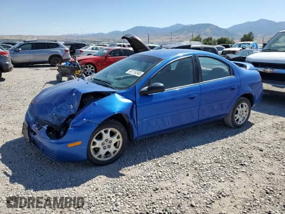 2005 Dodge Neon SXT with VIN 1B3ES56C35D216487, listed as a Copart auction lot 64118345 with 106,861 mi miles and Salvage title. Bid and sale history available at DreamBid. Image 1.