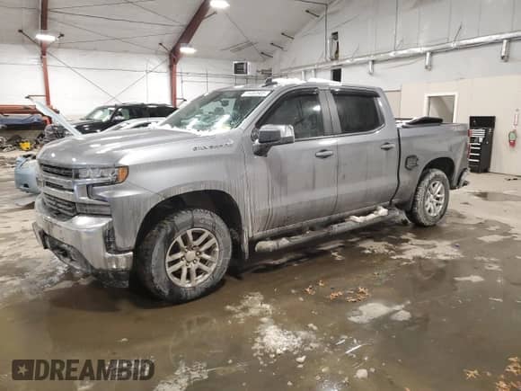 2022 Chevrolet Silverado 1500 LT с VIN 1GCPYJEK5NZ185544, выставлен на аукционе Copart как лот 45483905 с пробегом 26 545 миль миль и Списание • Salvage title. История ставок и продаж доступна на DreamBid. Изображение 1.