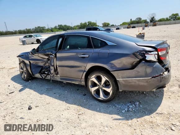 2019 Honda Accord Touring with VIN 1HGCV2F91KA004198, listed as a Copart auction lot 80185785 with Not provided miles and Salvage title. Bid and sale history available at DreamBid. Image 2.