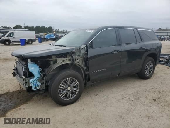 2024 Chevrolet Traverse FWD LS с VIN 1GNEREKS6RJ190750, выставлен на аукционе Copart как лот 44550345 с пробегом 5 515 миль миль и Чистый • Clean title. История ставок и продаж доступна на DreamBid. Изображение 1.