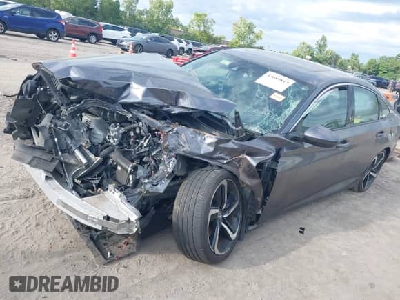 2018 Honda Accord Sport with VIN 1HGCV2F3XJA006946, listed as a IAAI auction lot 43089813 with 77,081 mi miles and . Bid and sale history available at DreamBid. Image 18.
