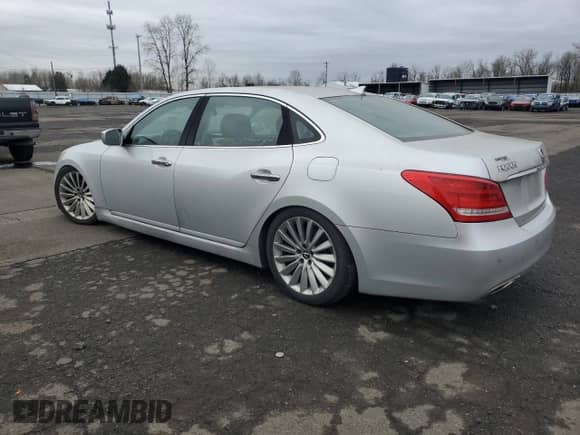 2014 Hyundai Equus Ultimate z VIN KMHGH4JH8EU082347, wystawiony jako Copart lot #45393595 z przebiegiem 104 562 mil mil oraz Czysty tytuł • Clean title. Historia ofert i sprzedaży dostępna na DreamBid. Obrazek 2.
