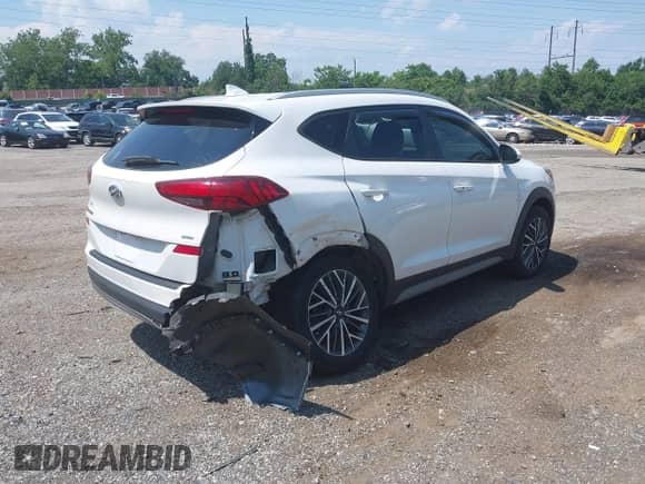 2021 Hyundai Tucson SEL with VIN KM8J3CAL2MU370267, listed as a IAAI auction lot 42662167 with 70,273 mi miles and . Bid and sale history available at DreamBid. Image 4.