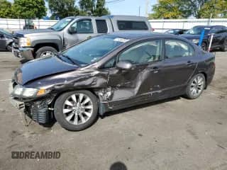 2010 Honda Civic with VIN 19FXA1F8XAE019092, listed as a Copart auction lot 71496354 with 185,077 mi miles and Salvage title. Bid and sale history available at DreamBid. Image 1.
