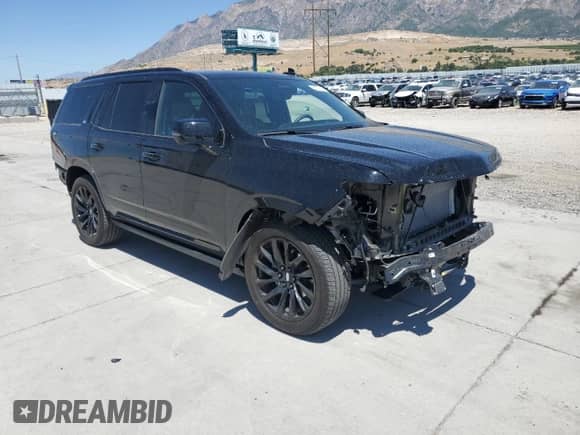 2024 Cadillac Escalade 4WD Sport с VIN 1GYS4FKL0RR326701, выставлен на аукционе Copart как лот 63807455 с пробегом 9 964 миль миль и Списание • Salvage title. История ставок и продаж доступна на DreamBid. Изображение 4.