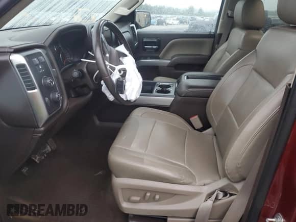 2014 Chevrolet Silverado 1500 LTZ with VIN 3GCUKSEC8EG307896, listed as a Copart auction lot 83953025 with 104,445 mi miles and Salvage title. Bid and sale history available at DreamBid. Image 7.