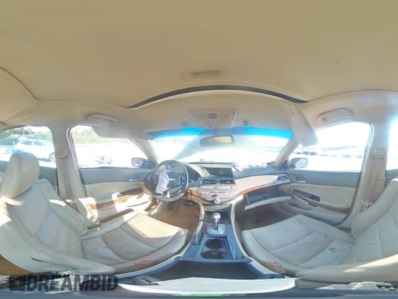 2009 Honda Accord EX-L with VIN 1HGCP26819A183855, listed as a Copart auction lot 81070155 with 152,350 mi miles and Salvage title. Bid and sale history available at DreamBid. Image 14.