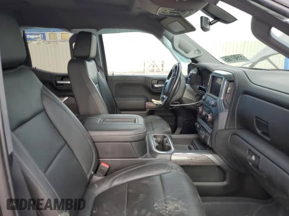 2019 Chevrolet Silverado 1500 LTZ with VIN 1GCRYGED1KZ338994, listed as a Copart auction lot 55901185 with 42,862 mi miles and Salvage title. Bid and sale history available at DreamBid. Image 7.