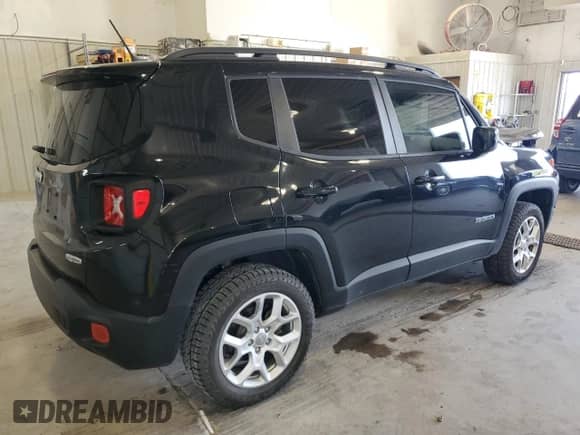 2017 Jeep Renegade Altitude with VIN ZACCJBBB4HPG31439, listed as a Copart auction lot 80714415 with 131,559 mi miles and Salvage title. Bid and sale history available at DreamBid. Image 3.