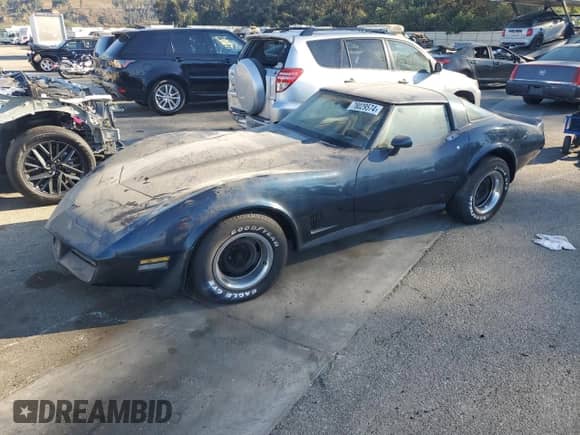 1981 Chevrolet Corvette с VIN 1G1AY8769BS420782, выставлен на аукционе Copart как лот 78029574 с пробегом 20 912 миль миль и Чистый • Clean title. История ставок и продаж доступна на DreamBid. Изображение 1.