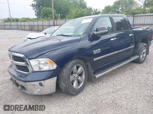 2015 Ram 1500 Big Horn with VIN 1C6RR7LG8FS628634, listed as a IAAI auction lot 42295114 with 129,333 mi miles and . Bid and sale history available at DreamBid. Image 2.