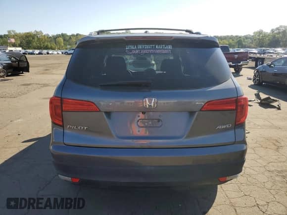 2016 Honda Pilot EX with VIN 5FNYF6H39GB023260, listed as a Copart auction lot 80219965 with 121,281 mi miles and Salvage title. Bid and sale history available at DreamBid. Image 6.