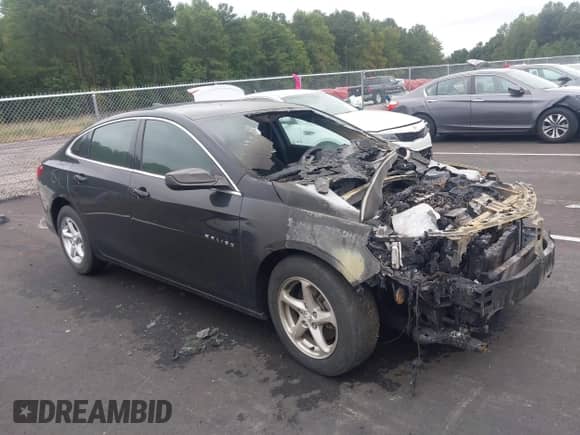 2018 Chevrolet Malibu LS with VIN 1G1ZB5ST3JF208113, listed as a IAAI auction lot 43181109 with Not provided miles and . Bid and sale history available at DreamBid. Image 1.