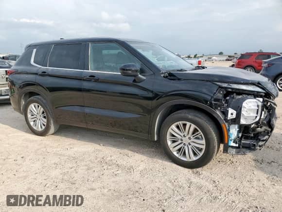 2024 Mitsubishi Outlander ES с VIN JA4J3UA87RZ063722, выставлен на аукционе Copart как лот 59882255 с пробегом 9 273 миль миль и Списание • Salvage title. История ставок и продаж доступна на DreamBid. Изображение 4.