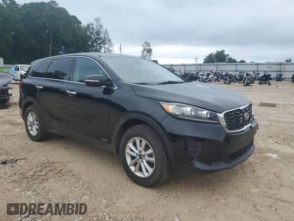 2019 Kia Sorento LX with VIN 5XYPGDA30KG527298, listed as a Copart auction lot 68010595 with 50,777 mi miles and Salvage title. Bid and sale history available at DreamBid. Image 4.