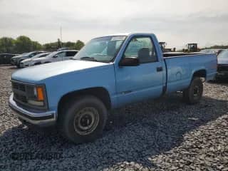 1996 Chevrolet Silverado 1500 with VIN 1GCEK14M3TZ203886, listed as a Copart auction lot 59521665 with 183,013 mi miles and Salvage title. Bid and sale history available at DreamBid. Image 1.