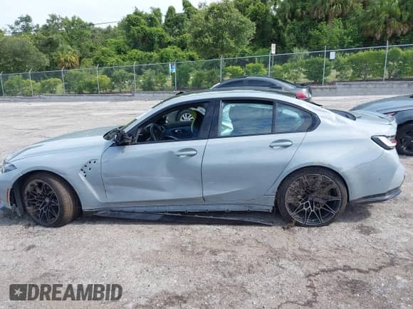 2024 BMW M3 Competition xDrive with VIN WBS43AY03RFS40486, listed as a IAAI auction lot 42537934 with 23,973 mi miles and . Bid and sale history available at DreamBid. Image 14.