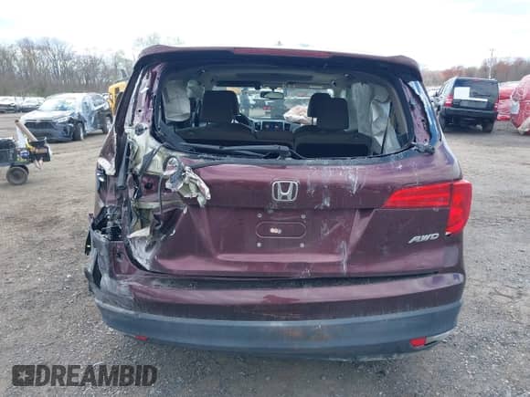 2017 Honda Pilot EX-L with VIN 5FNYF6H74HB040889, listed as a IAAI auction lot 42040094 with 84,001 mi miles and . Bid and sale history available at DreamBid. Image 16.