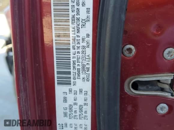 2014 Ram 1500 Tradesman z VIN 1C6RR6FT1ES129160, wystawiony jako Copart lot #88571575 z przebiegiem 160 701 mil mil oraz Szkoda całkowita • Salvage title. Historia ofert i sprzedaży dostępna na DreamBid. Obrazek 12.