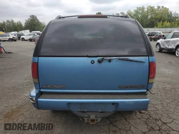 1996 Chevrolet Blazer with VIN 1GNDT13W5T2180946, listed as a Copart auction lot 71750055 with 273,984 mi miles and Salvage title. Bid and sale history available at DreamBid. Image 6.