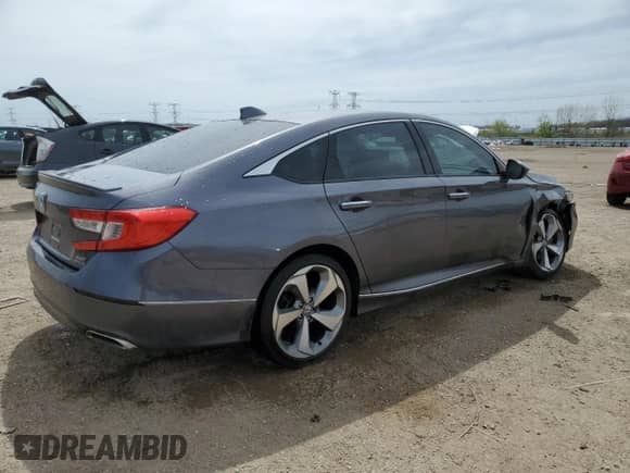 2018 Honda Accord Touring with VIN 1HGCV2F98JA036872, listed as a Copart auction lot 54970435 with 111,581 mi miles and Salvage title. Bid and sale history available at DreamBid. Image 3.