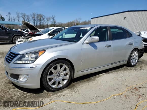 2013 Hyundai Equus Signature с VIN KMHGH4JH0DU060356, выставлен на аукционе Copart как лот 47868434 с пробегом 152 903 миль миль и Списание • Salvage title. История ставок и продаж доступна на DreamBid. Изображение 1.